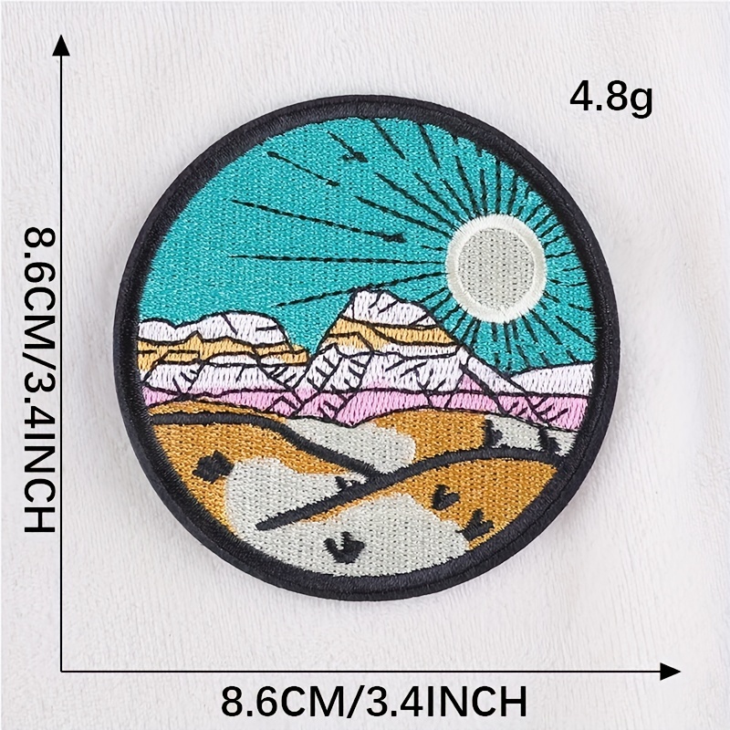 Sea Wave Embroidery Patches For Men - Clothing Repair & Decoration, Iron-on  Model Cloth Sticker For Diy Projects - Temu