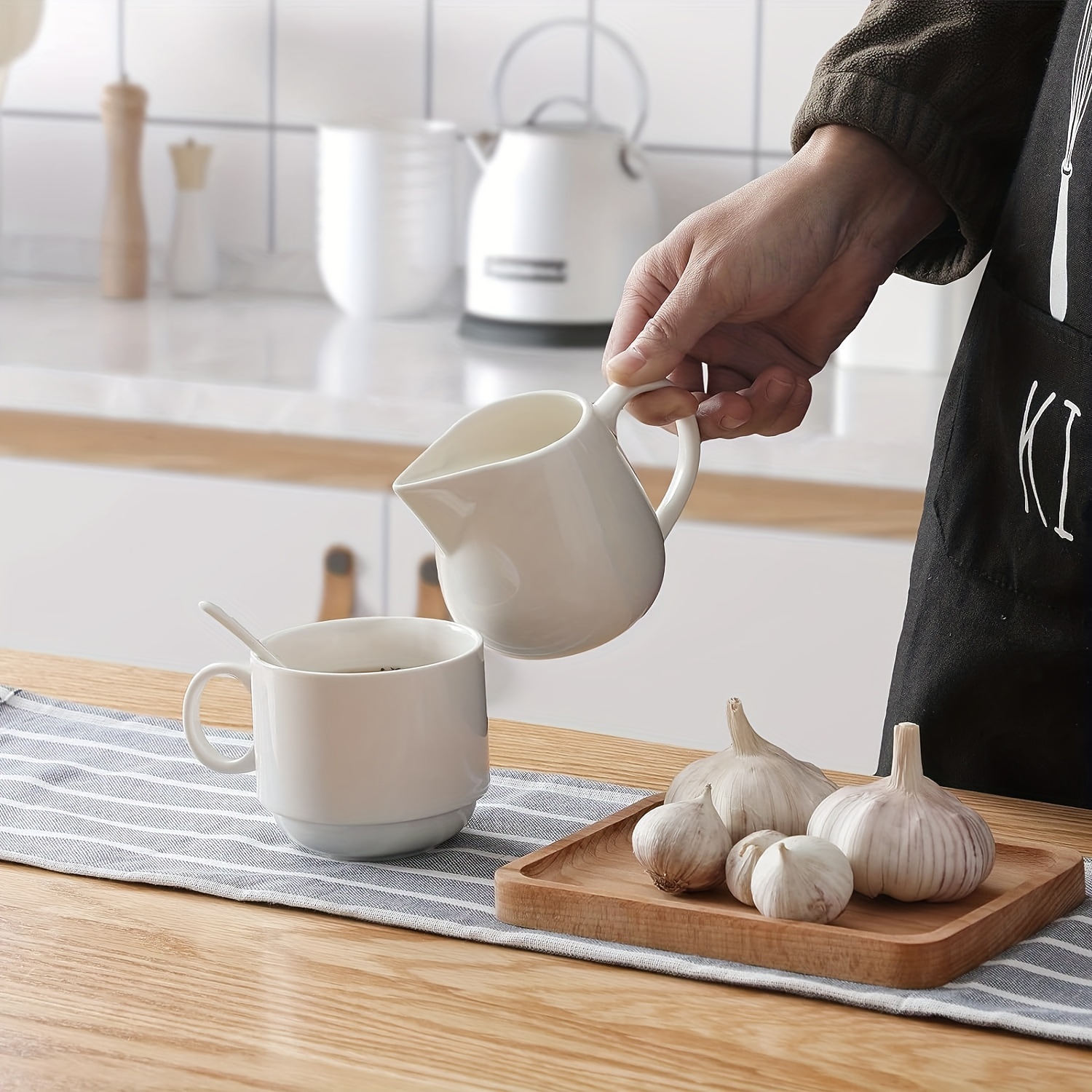Creamer Carafe That Looks Like a Miniature Diner Coffee Pot