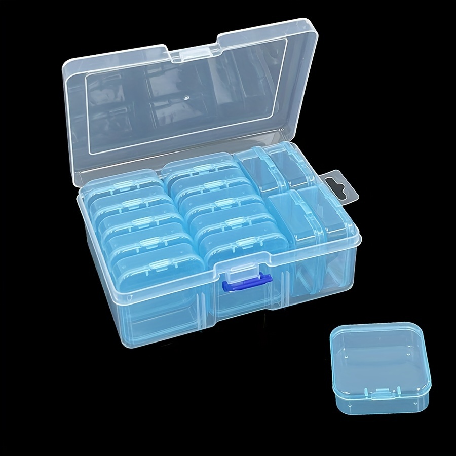 1 Set Bead Storage Container Sturdy Sealing Anti-scratch Nail Art Storage  Box