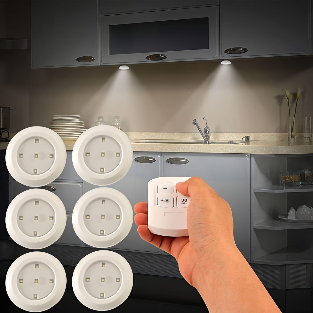  LPHUMEX Iluminación flexible para debajo del gabinete, luces LED  blancas ultra brillantes de 10 pies, con interruptor de atenuación y  adaptador de corriente, 60 LED para armarios de cocina, armario, 