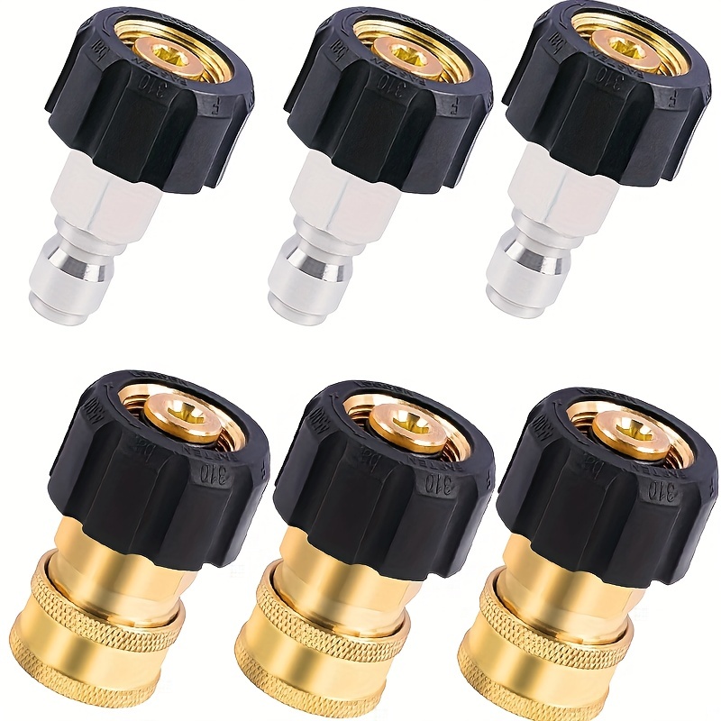 Garden Power Tools Hose Connector Male Adapter Pressure Washer Car Cleaning  Brass For Hose Reels For Quick Fitting - AliExpress