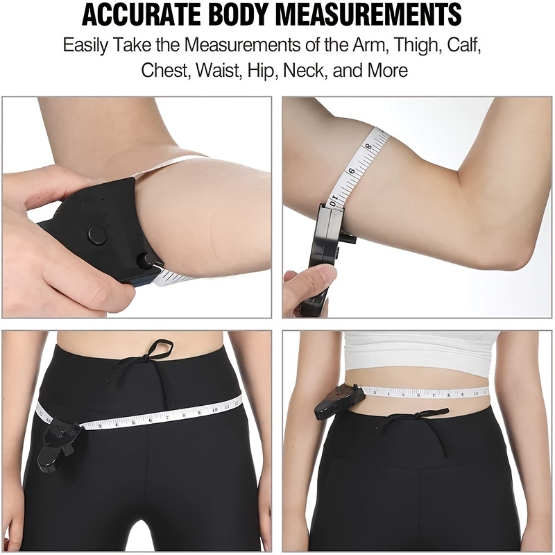 Body Fat Tester Retractable Waist Measuring Tape BMI