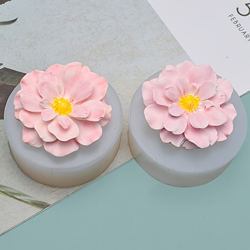 Peony Flower Silicone Mold Silicone Can Be Used To Make - Temu