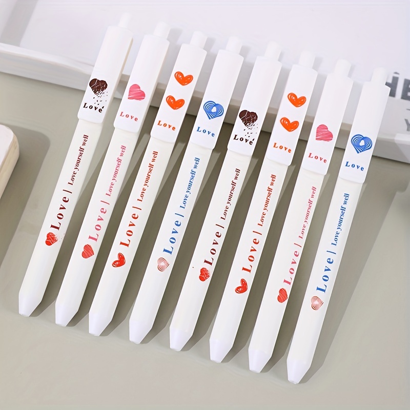 4pcs Cute Pens Kawaii Office Accessories Japanese Stationery Back