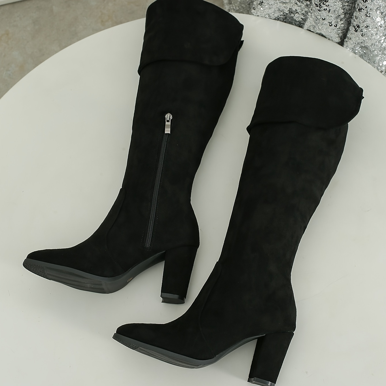 Tall fold over on sale boots