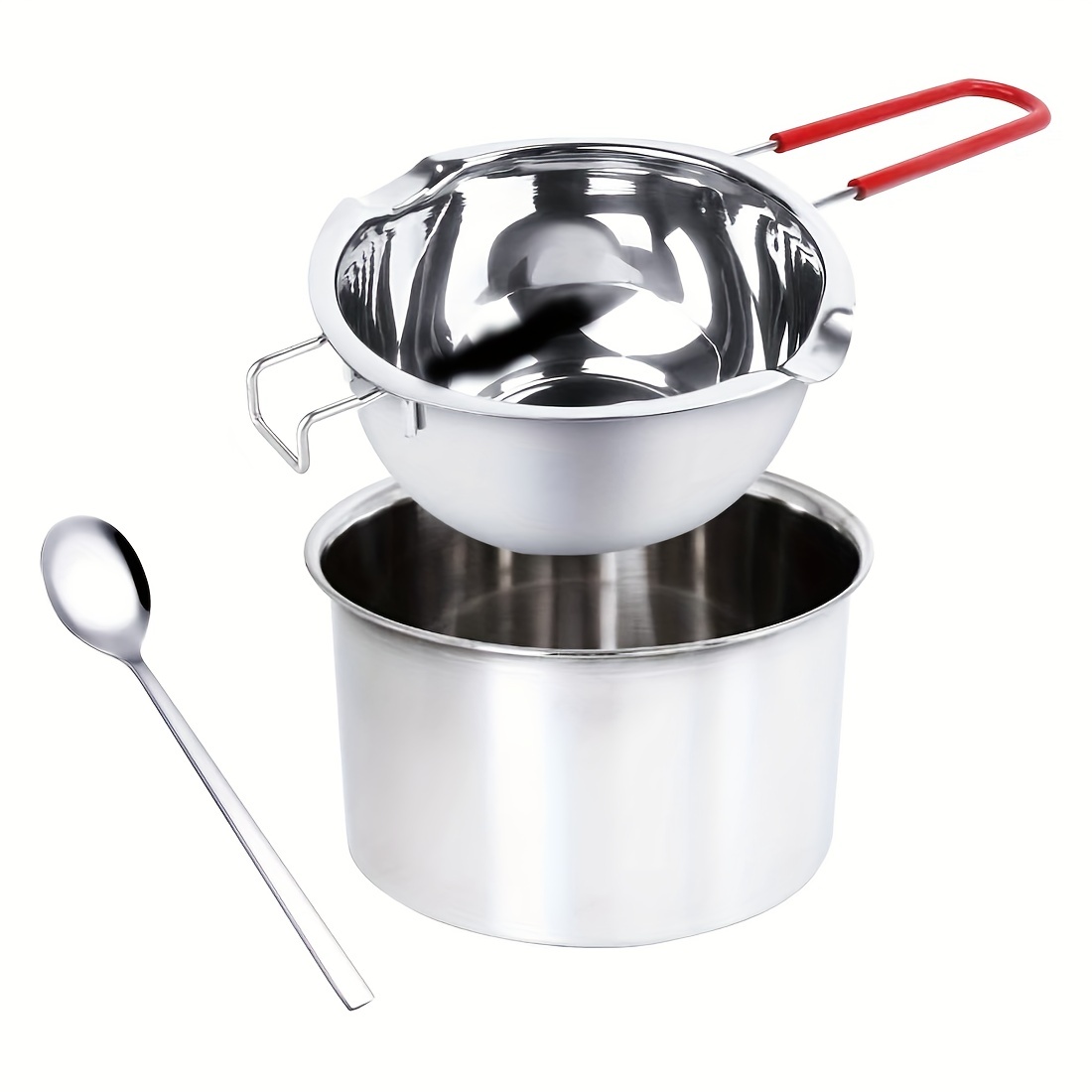Stainless Steel Double Boiler Pot for Melting Chocolate Butter Cheese DIY  Candy Candles Making Tool with Handle Kitchen Bakeware - AliExpress