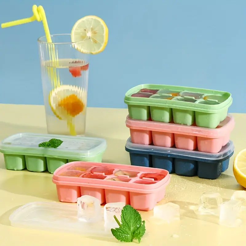 Creative Bar Homemade Block Ice Tray Mold, 8 Ice Tray Boxes, Summer Kitchen  Ice Trays - Temu Portugal