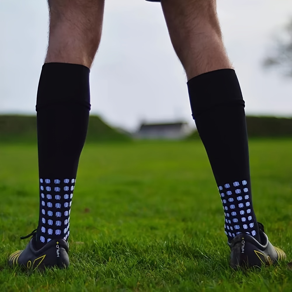 2 Pares Calcetines Fútbol Hombre Almohadillas Agarre - Temu Chile