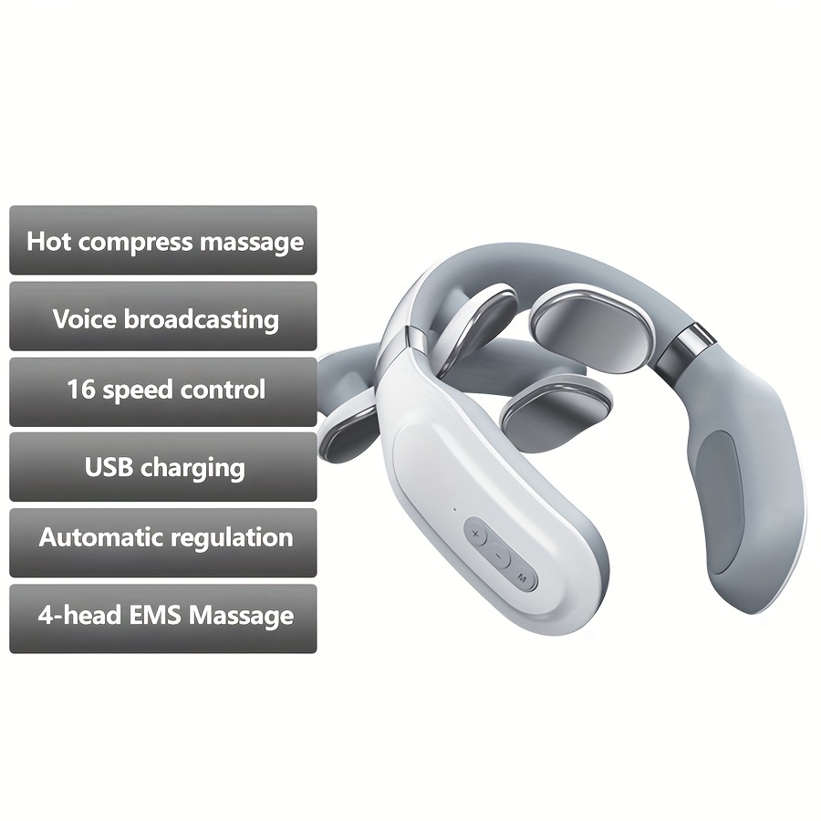 Four Cervical Massage Instruments Hot Compress Neck - Temu