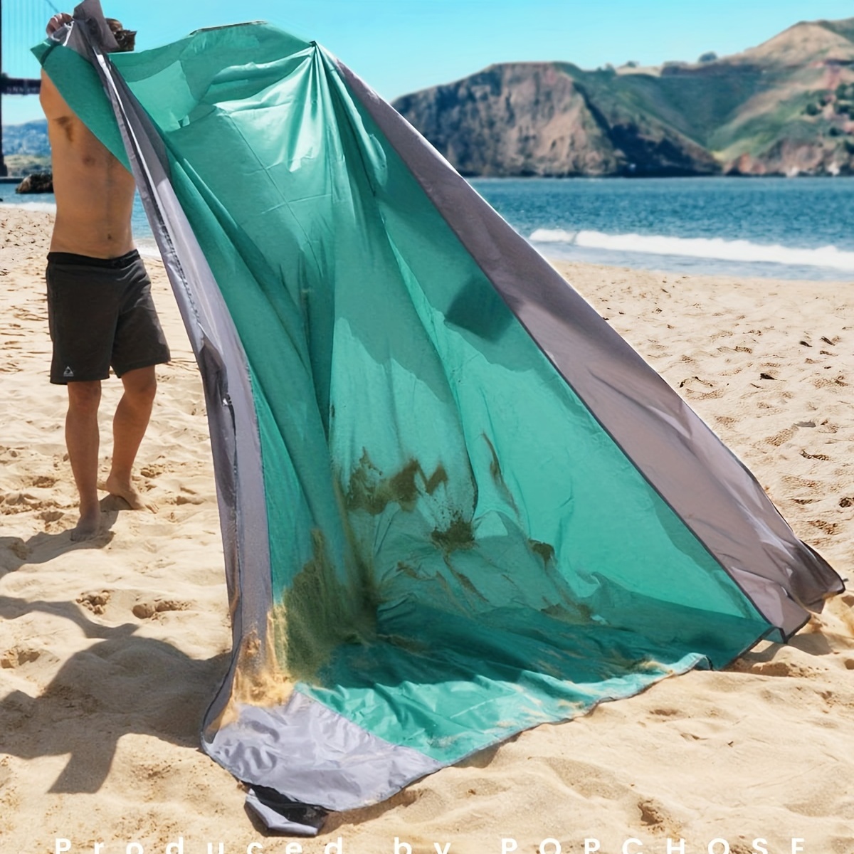 Manta impermeable para picnic al aire libre, para 6 adultos de 80 pies x 80  pies – Manta al aire libre, ideal para acampar o playa – forro polar