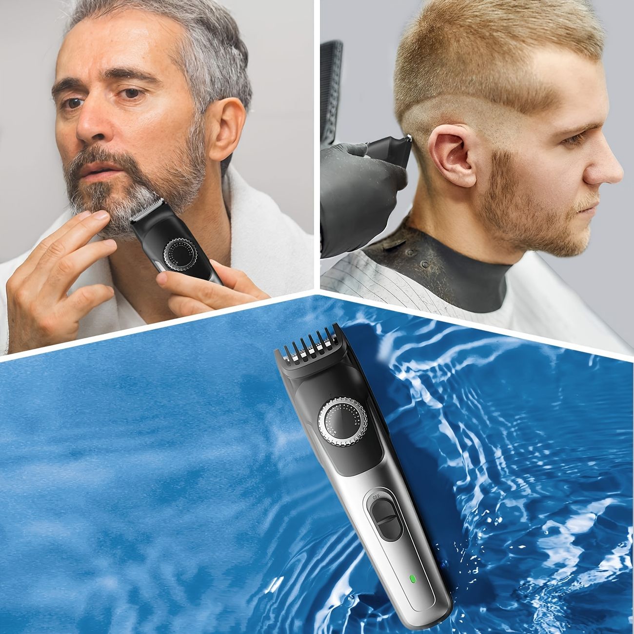 Hair Clipper Usb Electric Hair Clipper Professional Hair Trimmer Cordless  Adjustible Shaver Cutter For Women Men Hair Beard - Beauty & Personal Care  - Temu