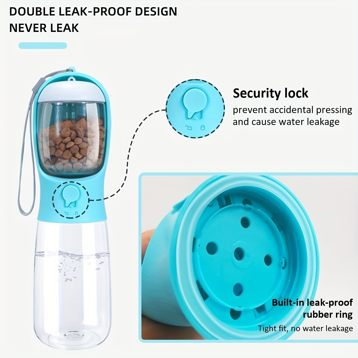 Portable Dog Water Bottle Dispenser [Leak Proof & Foldable] Dog Travel  Water Bottle Bowl Accessories for Puppy Small Medium Large Dogs Pet Water  Bottles for Dogs Walking Outdoor Hiking Travel 19OZ 