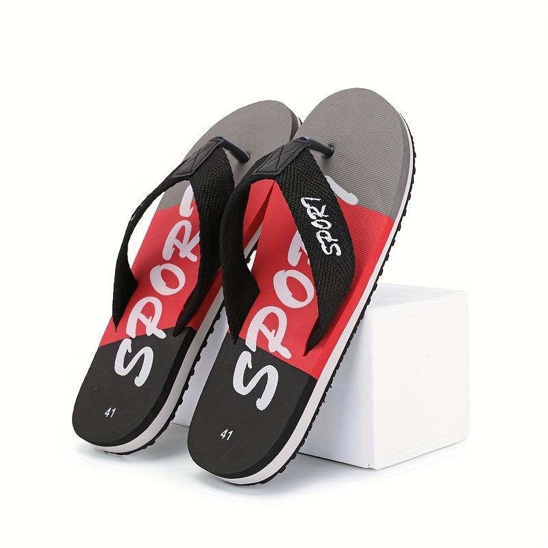 Men's Lightweight Non Slip Flip Flops Quick Drying Comfy Thong Sandals