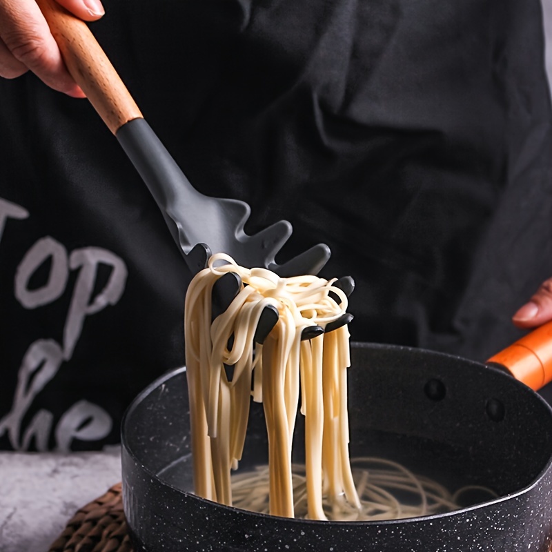 Heat-Resistant Silicone Pasta Noodle Spoon Pasta Scoop Spaghetti