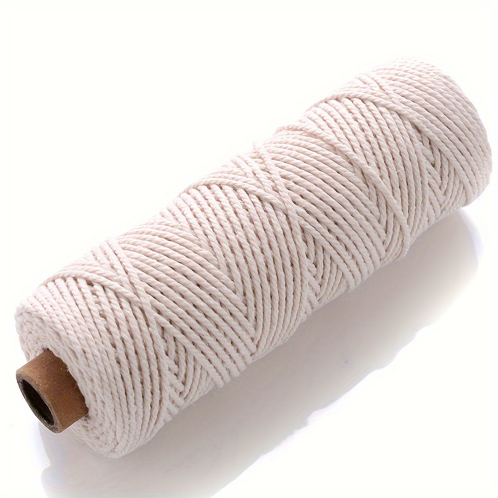 Cotton Rope Macrame String Braided Thread Diy Wedding Party - Temu