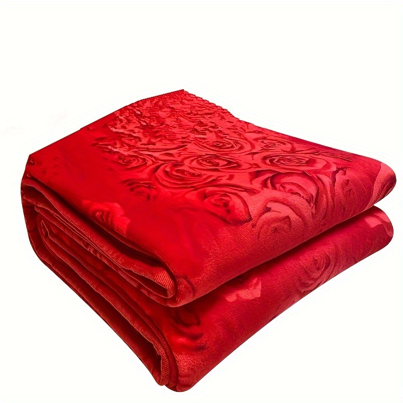 Red best sale blanket soft