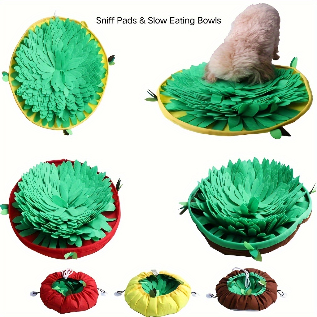 Dog Snuffle Mat Menu Shape Pet Slow Feeding Pad Pet Sniffing - Temu