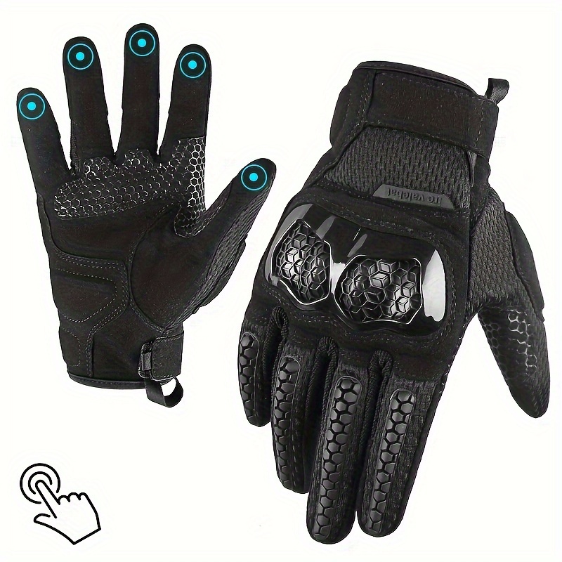 WTACTFUL Guantes tácticos de goma protectores de dedo completo para  Airsoft, caza, ciclismo, motocicleta