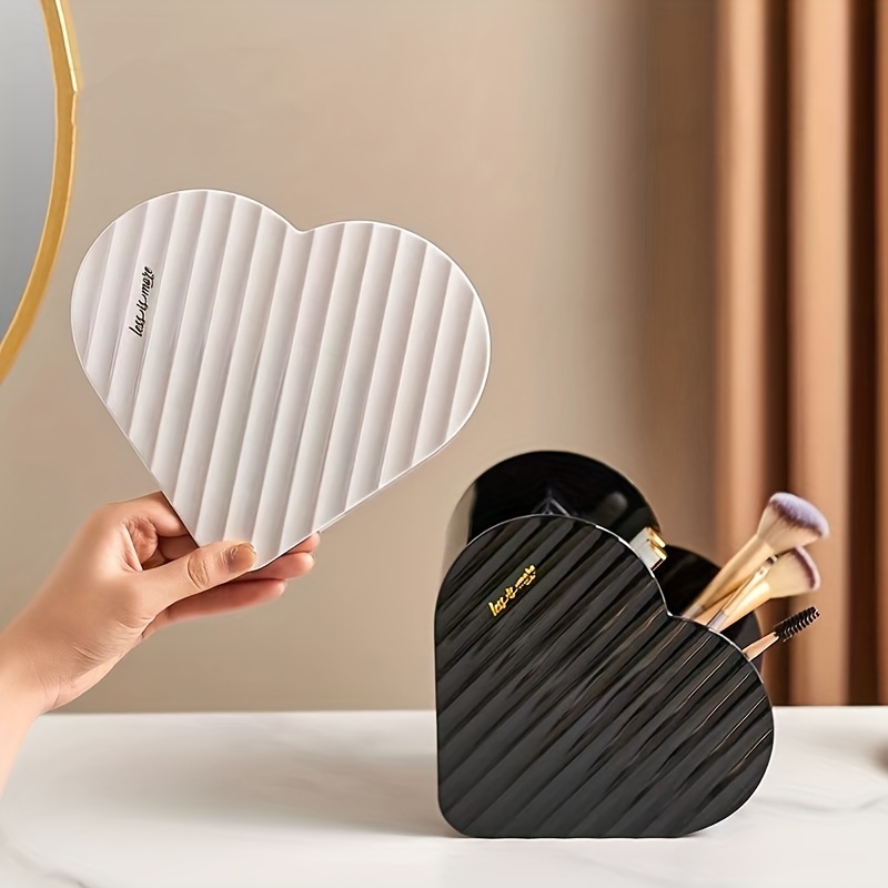 Heart Shaped Layered Storage Box for Makeup and Accessories