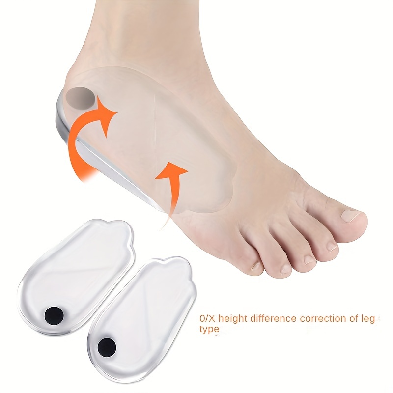 1 pair Silicon Gel U-Shaped Correction Heel Pad