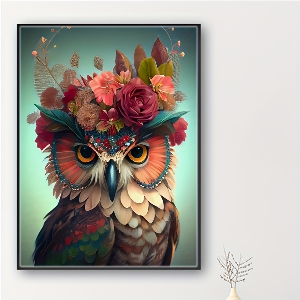 5D DIY Diamond Painting Kit Flowers Bird Animal Landscape Home Art Crafts  Image
