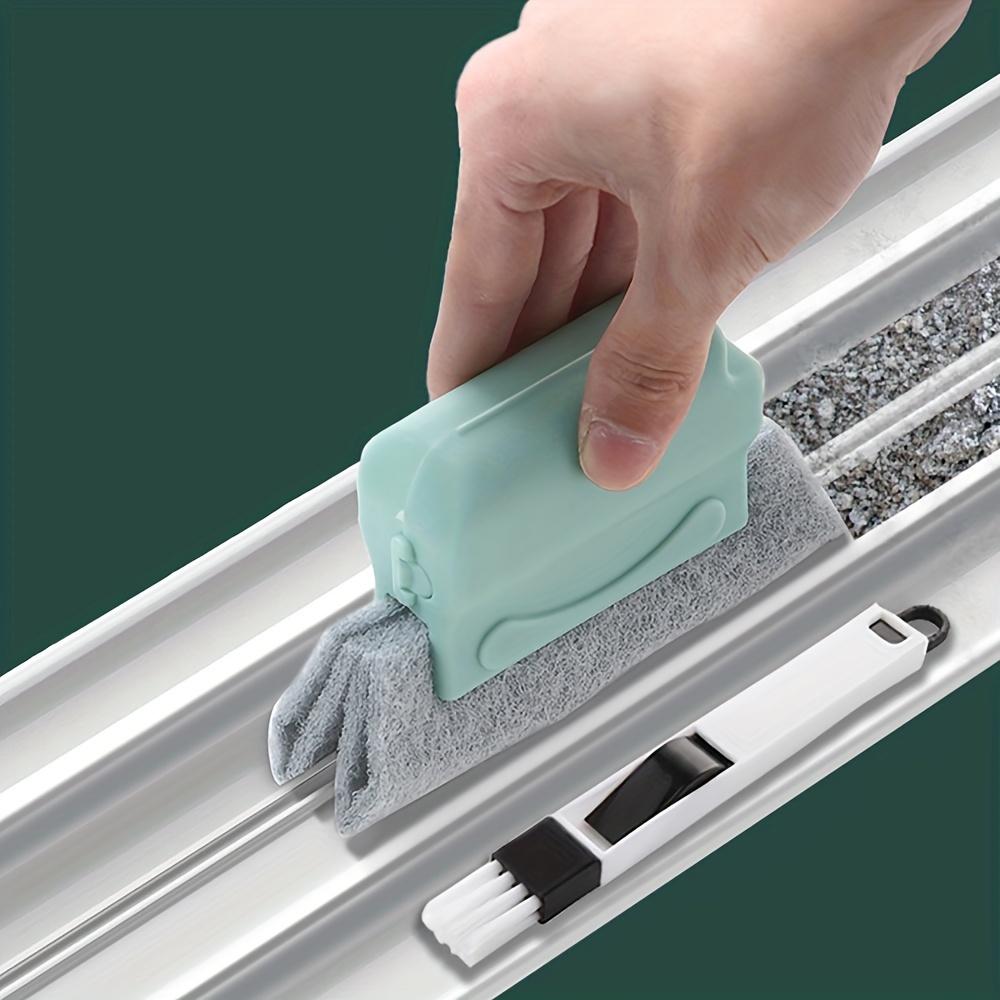Window Groove Cleaning Brush, Hand held Crevice Corner Cleaning