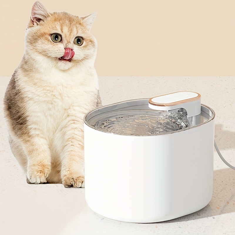 Mute Dispenser Cat Water Fountain Auto Filter Recirculate Filtring 1.5L Cat  Drinker Bowl for Cats