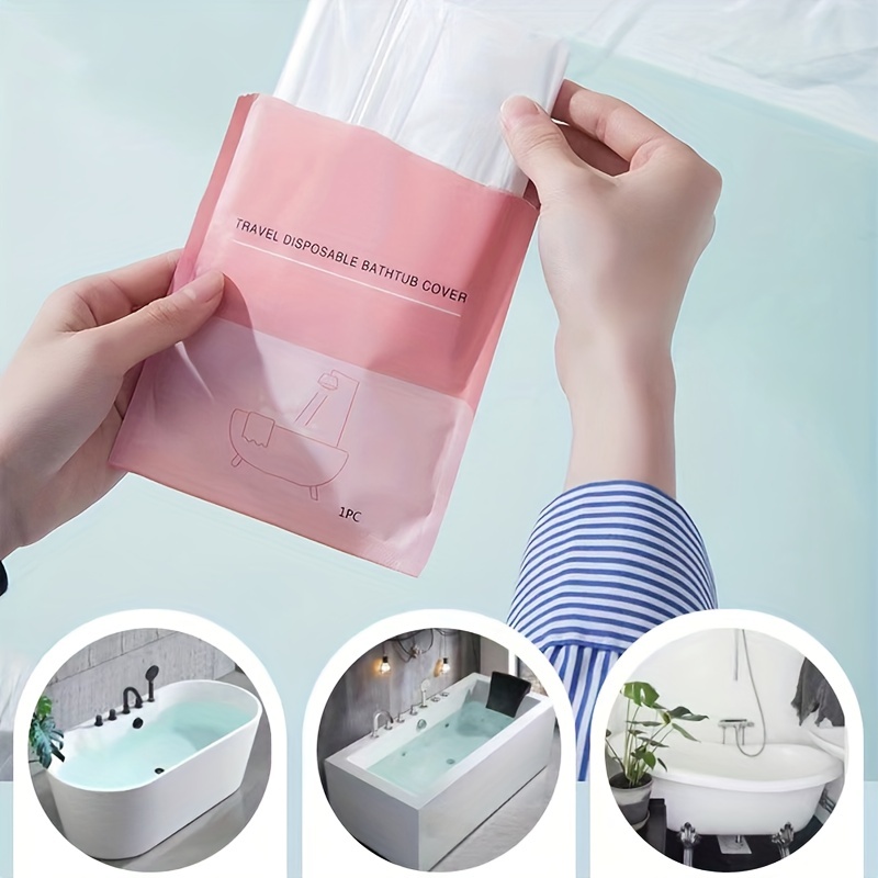 Disposable Bathtub Cover Liner Large Bathtub Liner Plastic - Temu