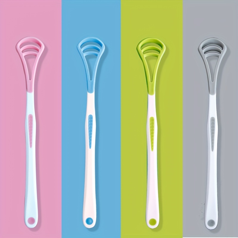 Reduce Bad Breath With Silicone Tongue Scraper - Oral Care Tool For Adults  - Temu