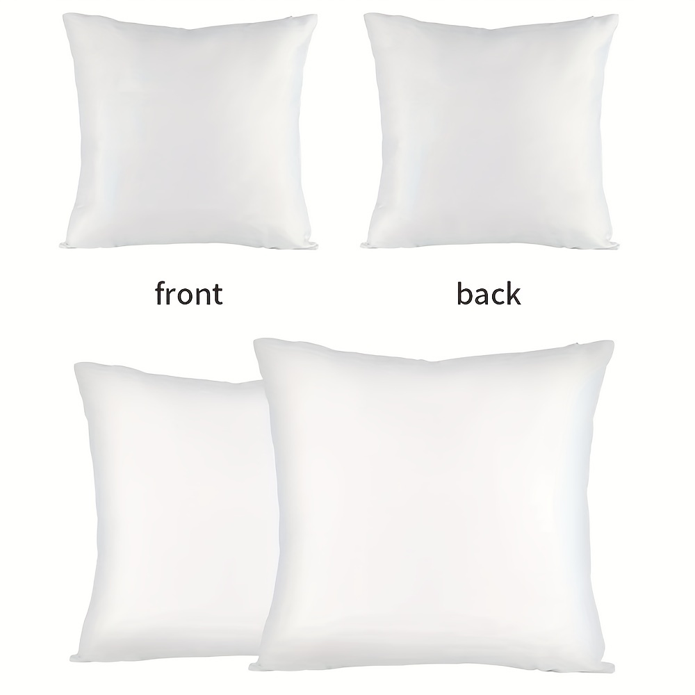 10Pcs Sublimation Blank Pillow Case Bowknots Cartoon Soft Cushion Cover DIY  Gift