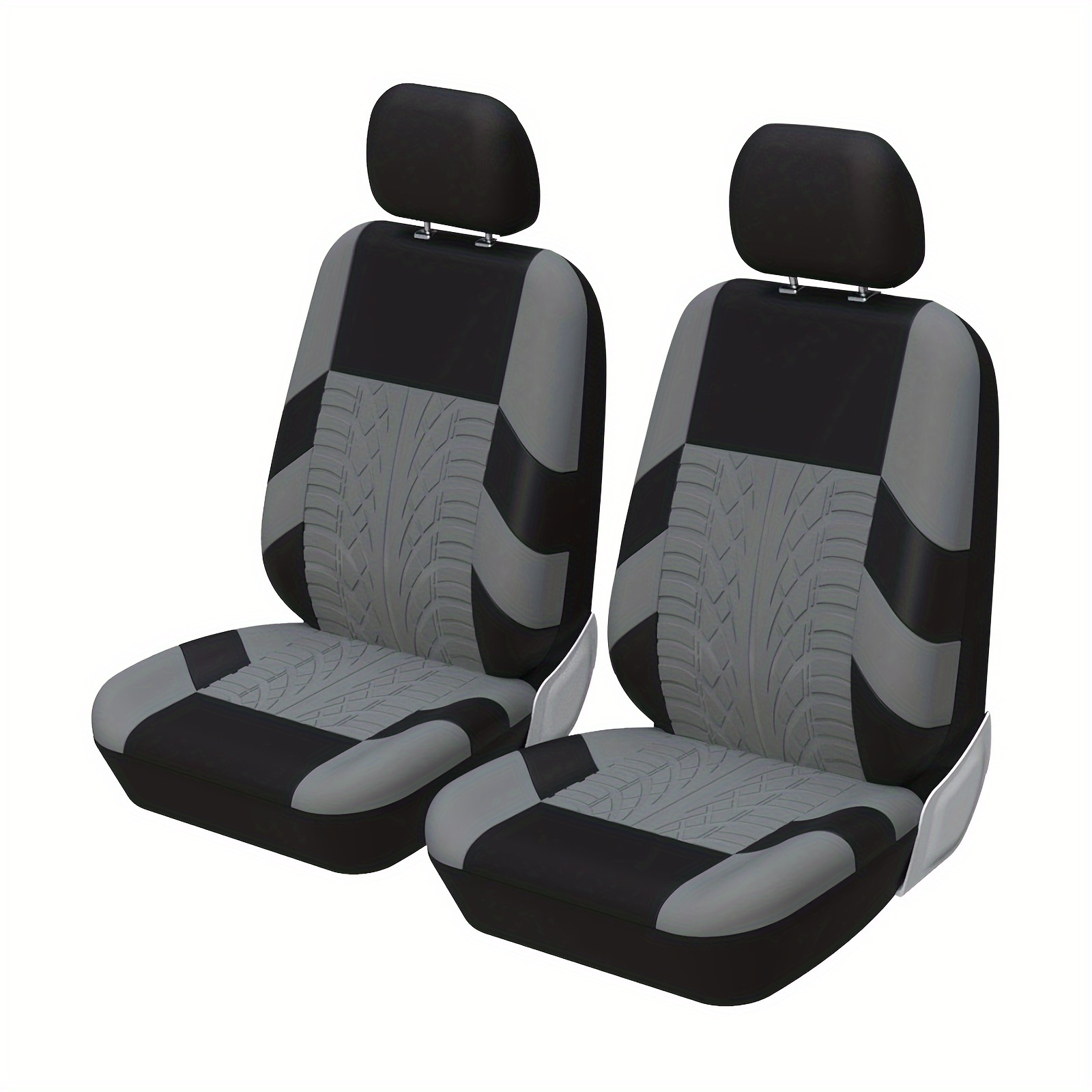 ERYUE Autositzschutz,Universelles Polyester-Autositzbezug-Set, einfarbiger  Stoff, zweifarbig, Auto-Innenausstattung, Autositzschutz