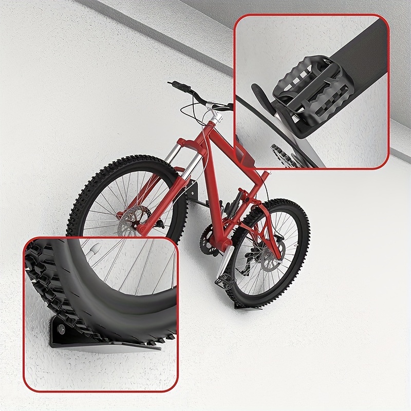 3 Pièces/ensemble Support De Vélo Pour Mur De Garage, Support De Rangement  Et D'affichage