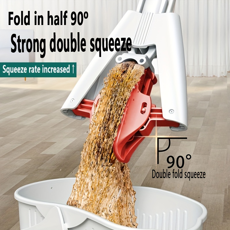 Sponge Roller Mop Stainless Steel Handle Floor Cleaner - Temu