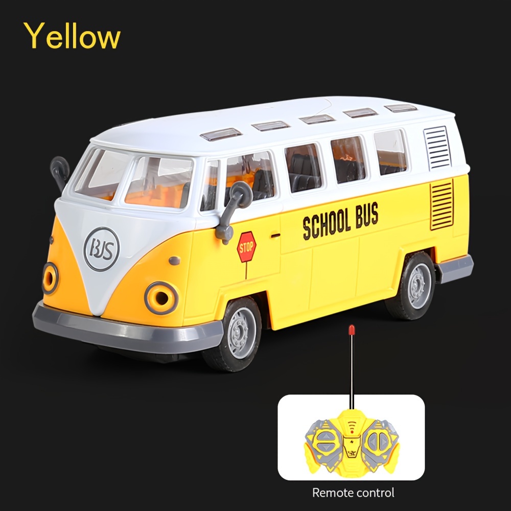 Juego de 3 unidades de autobús escolar, vehículos de juguete de metal  fundido a presión con amarillo brillante para niños y niñas pequeños