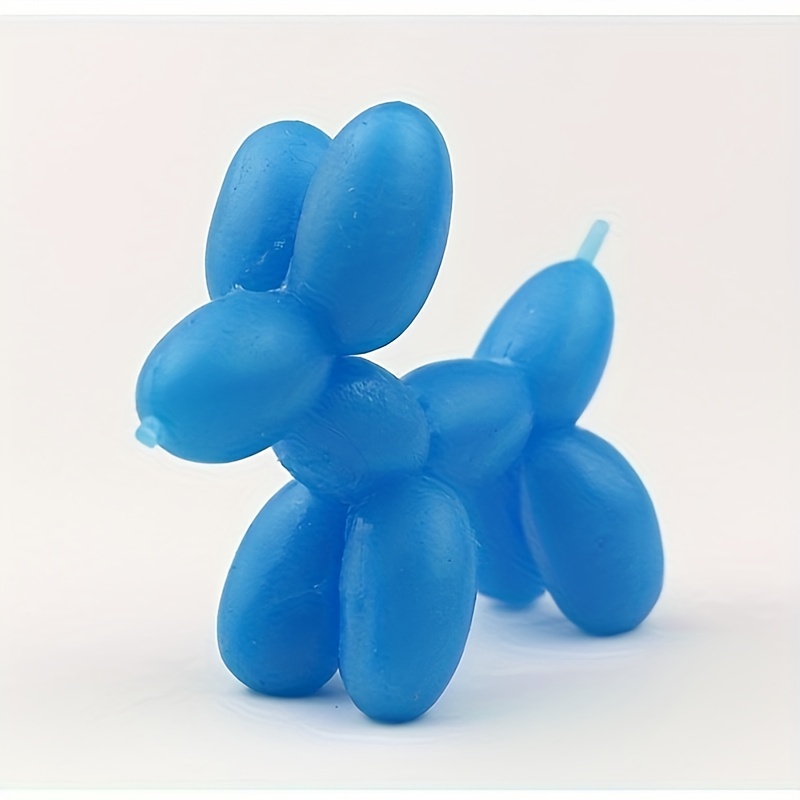 Colorful Balloon Dog Stretching Fidget Toy
