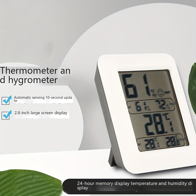 ABS LED Digital Household Indoor Outdoor Temperature Hygrometer Monitor  Humidity Thermometer Sensor - China Thermometer Thermometer, Temperature  Humidity Meter