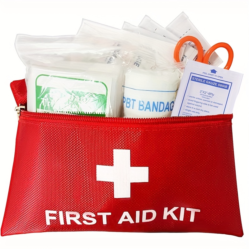 Mini Erste-Hilfe-Set, kompaktes medizinisches Notfall-Überlebensset für  Notfälle zu Hause, im Büro, auf Reisen, Wandern, Camping, Outdoor & bei der