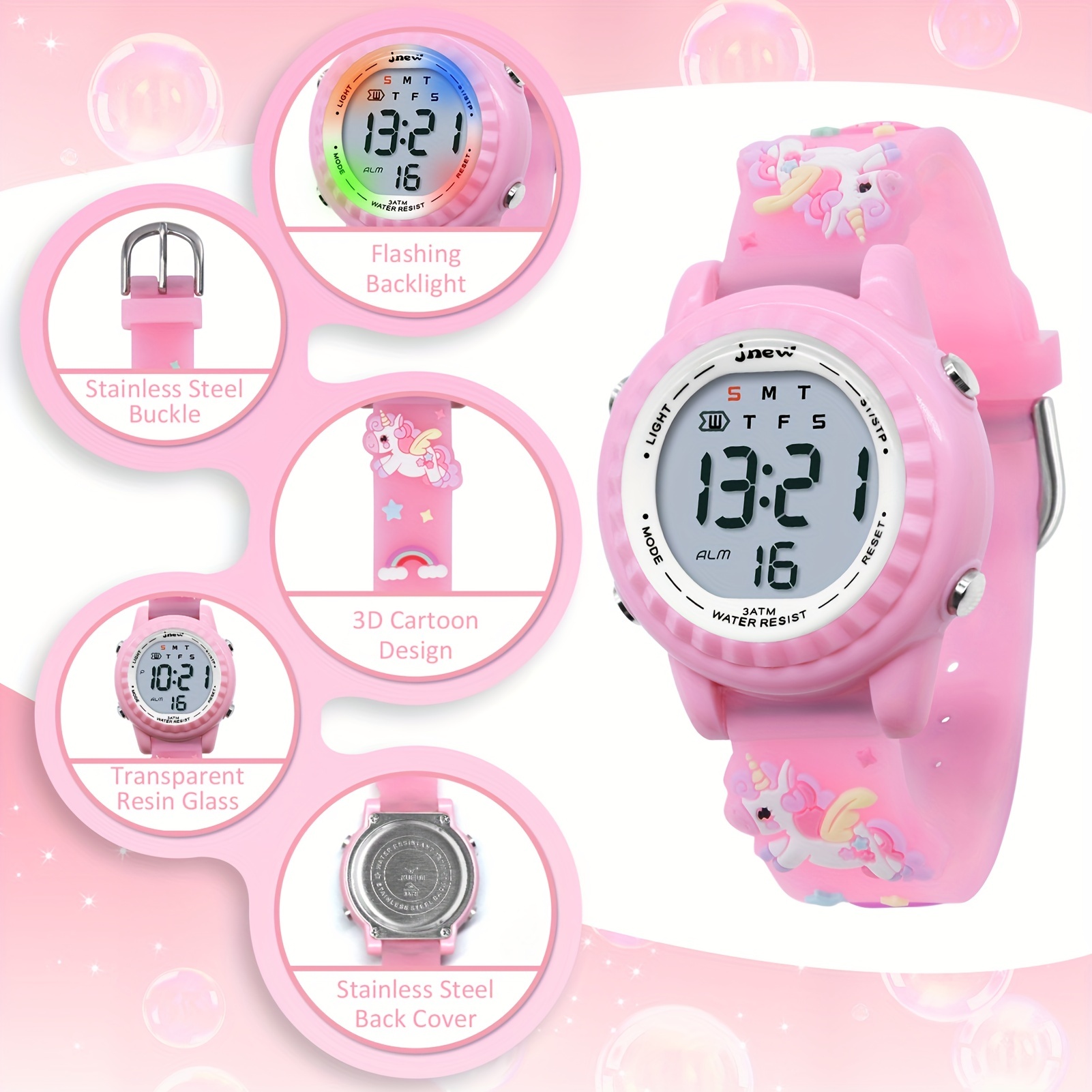 Mamiddle Montre Digital Enfant Garcon Fille Montre Enfant