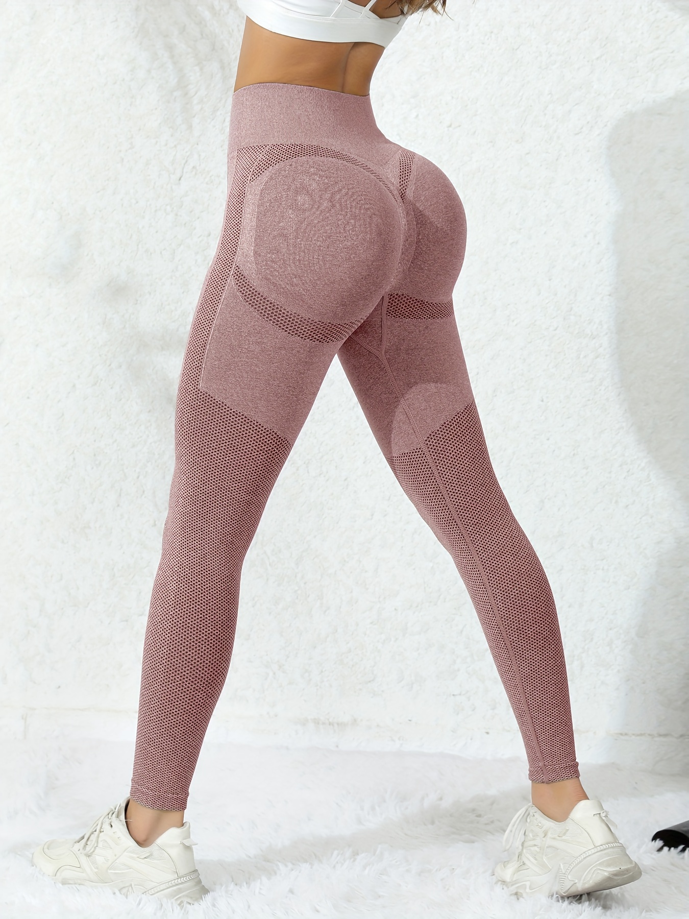 High Waist Push Up Leggings For Women Tummy Control Gym Tights