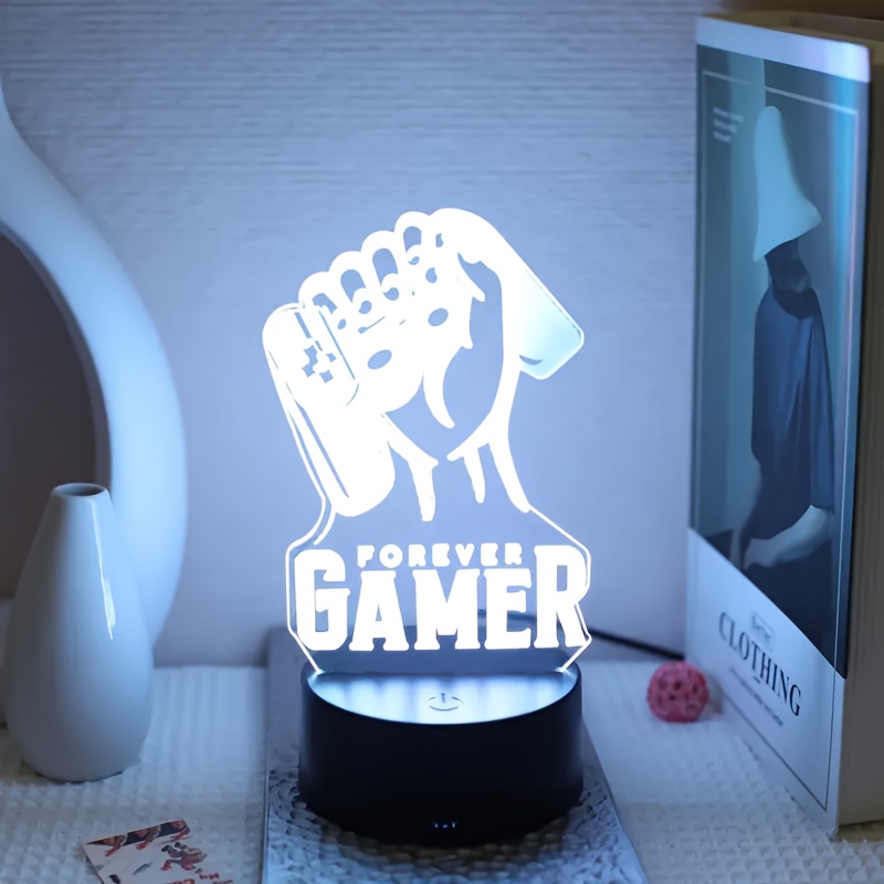 Veilleuse 3D Série Poignée De Jeu XBOX, Lampe De Table USB
