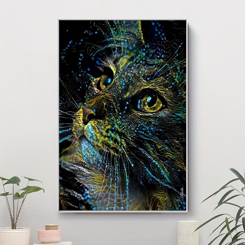 DIY 5D Diamond Painting Kits for Adults Cat Full Drill Round Gem Painting  Art