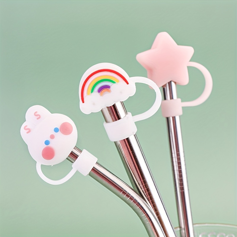 Heart Shaped Reusable Straws Stainless Steel Drinking - Temu