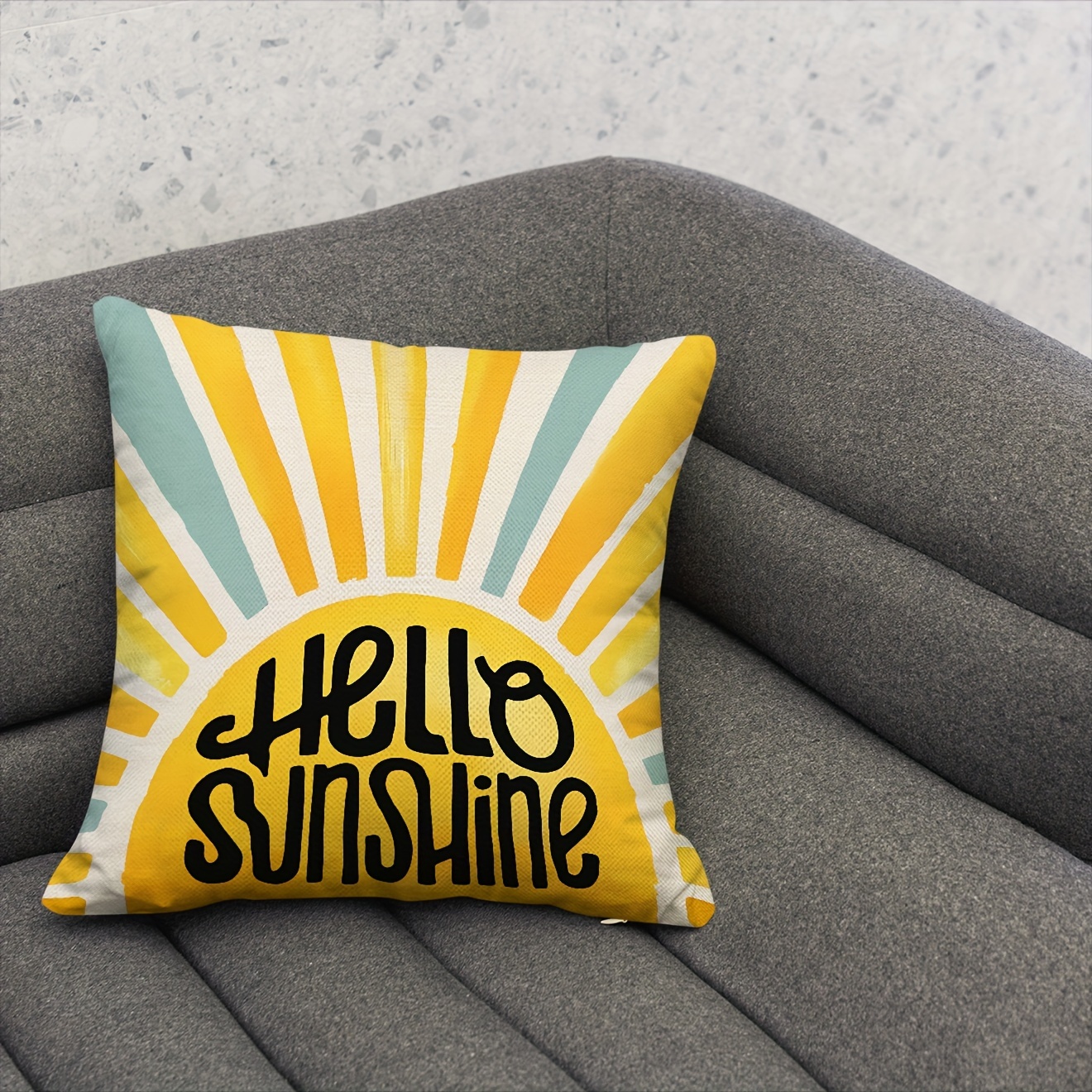 Hello 2024 sunshine pillow