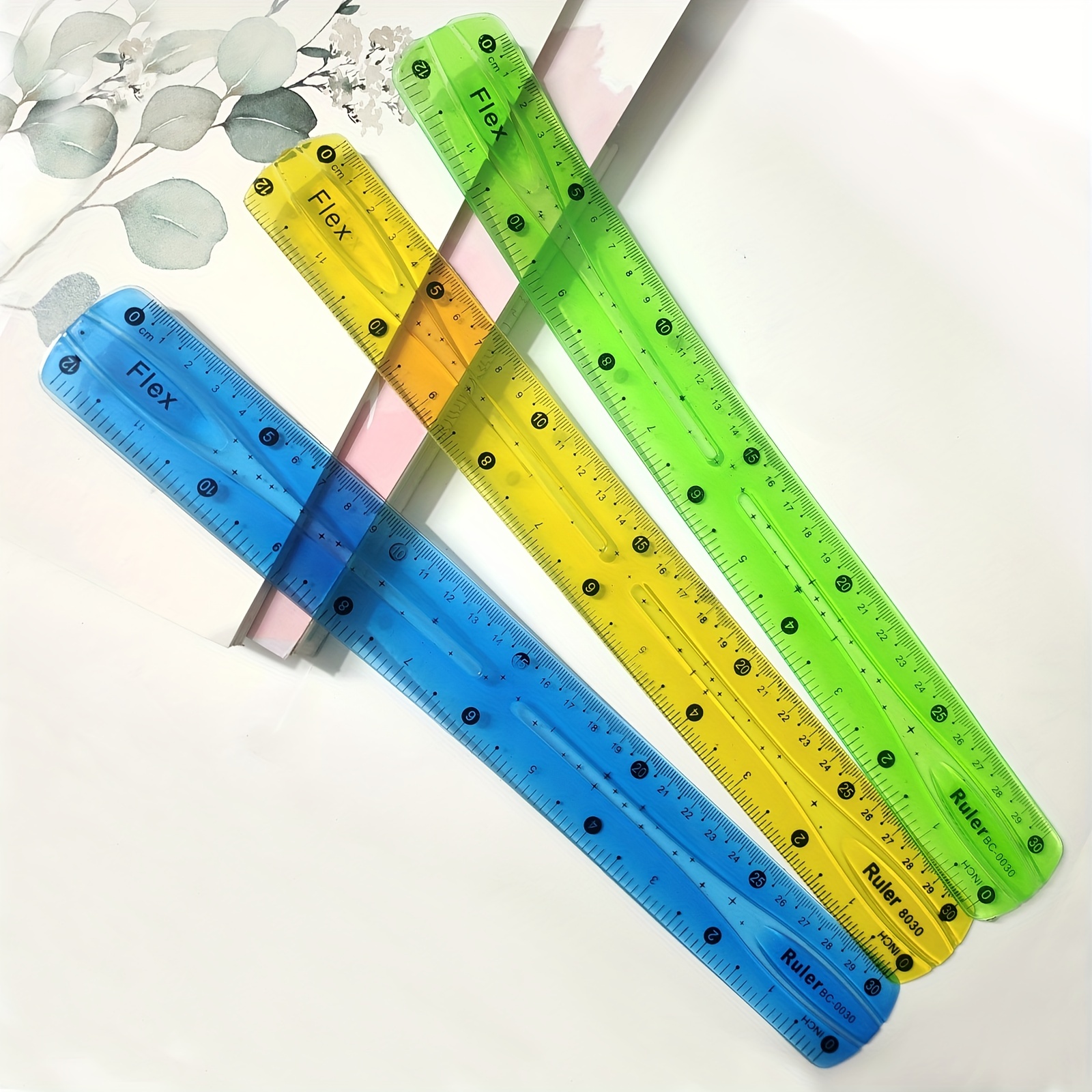 Soft Unbreakable Plastic Rulers Flexible Shatterproof - Temu