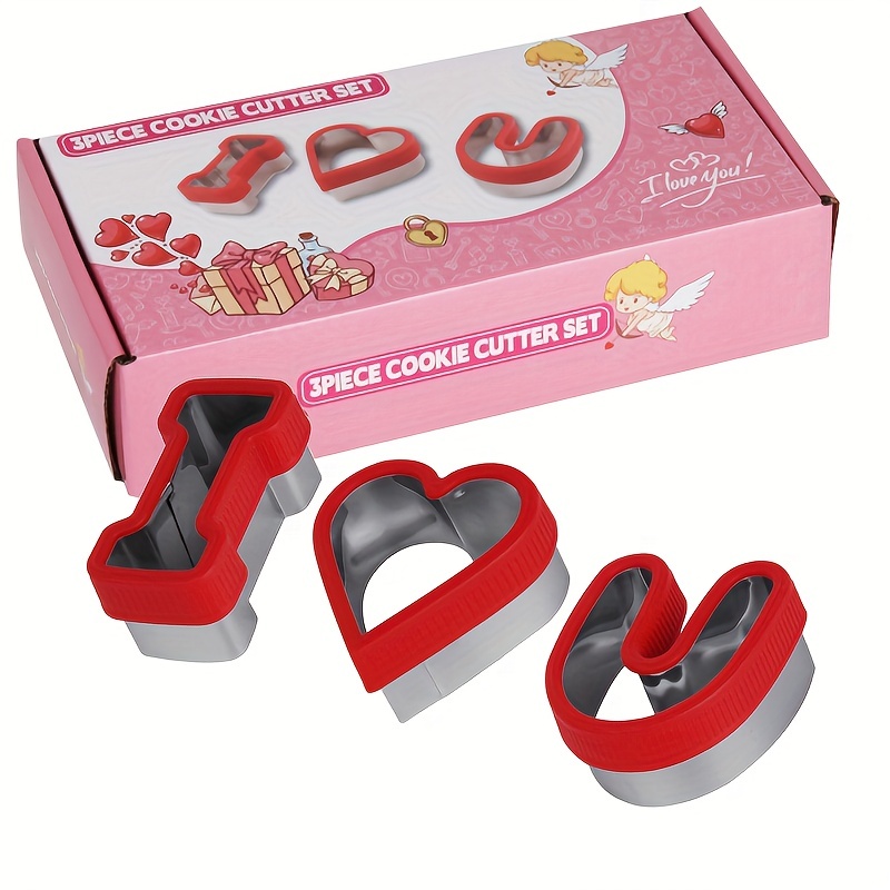 Valentine's Day Cookie Cutters Love Wedding Cookie Molds - Temu