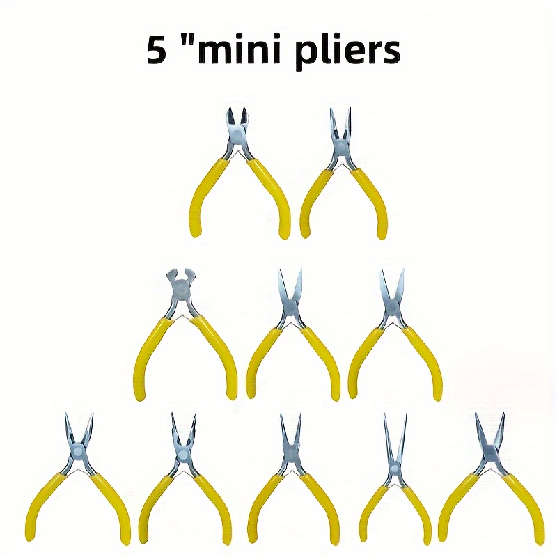 Pinces longues, trois types de nez différents Pinces de réparation