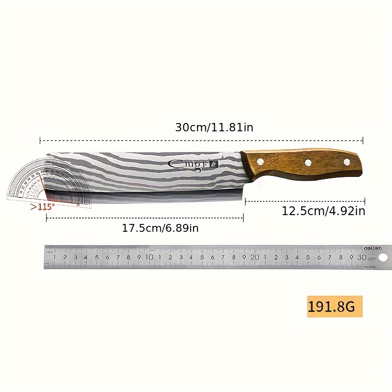 Kitchen Knife Super Fast Sharp Chef Special Knife Kitchen Melon Fruit  Pocket Knife Cutting Watermelon Commercial Fruit Knife Ll9195 - Temu