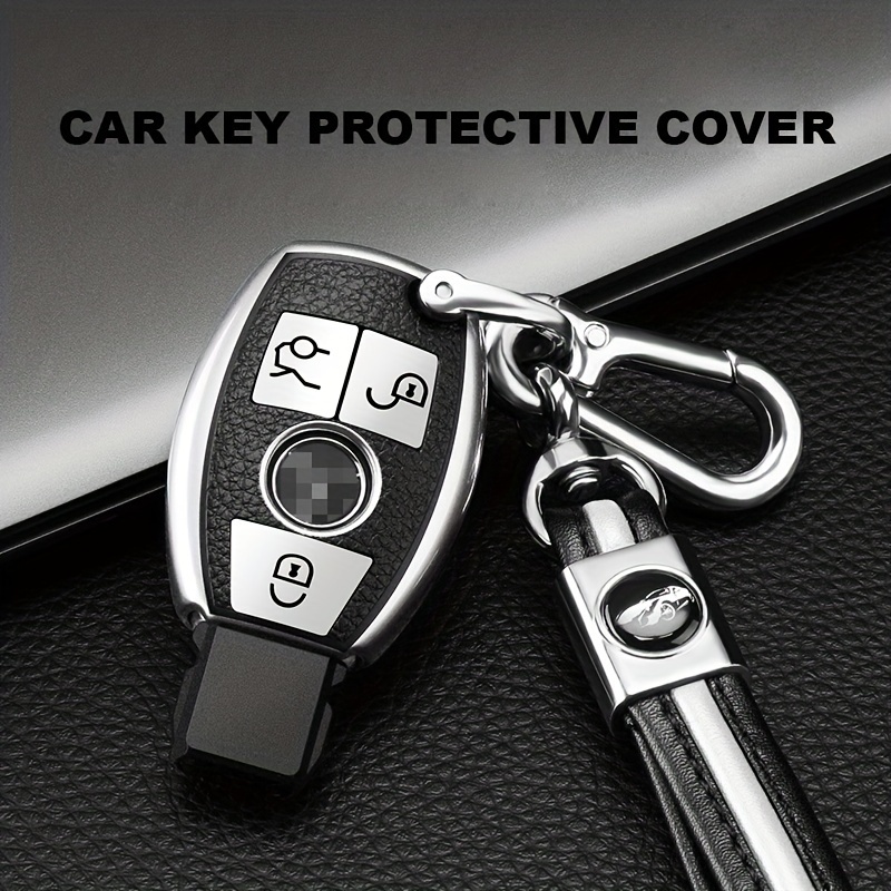 Mercedes Benz Key Cover Leather - Temu Canada
