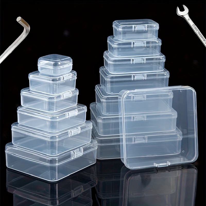 Transparent Plastic Storage Box Perfect For Jewelry Beads - Temu Canada