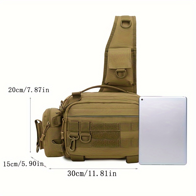 YVLEEN Tactical Fishing Backpack, Multi-Functional Small Waist Packs Large  Capacity for Running, Hiking, Camping, Men & Women, Outdoor Fishing Gear  Hip Pack Bag… : : Sports & Outdoors